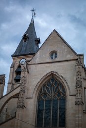 5th-arrondissement;-Belfry;-Bell;-Bell-tower;-Buttresses;-Church-of-Saint-Médard;-Clock;-Cross;-Flamboyant-Gothic;-France;-Gothic-architecture;-Historic-monument;-Kaleidos;-Kaleidos-images;-La-parole-à-limage;-Mouffetard-district;-Oculus;-Overcast-sky;-Paris;-Places-of-worship;-Religious-heritage;-Rue-Mouffetard;-Spire;-Stories-Pictures;-Tarek-Charara;-Weathervane